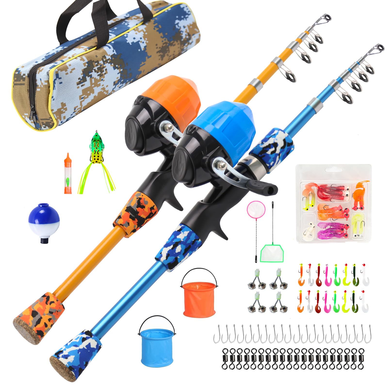 Kid Fishing Pole Set Portable